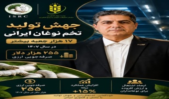 جهش تولید تخم نوغان ایرانی؛ ۱۷ هزار جعبه بیشتر و ۲۵۵ هزار دلار صرفه‌جویی ارزی در راه است