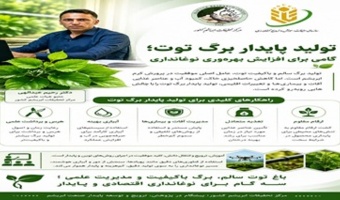 مدیریت علمی باغ‌های توت؛ پیش‌شرط حیاتی برای جهش تولید و پایداری در صنعت نوغانداری کشور