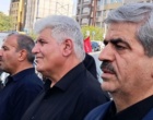 حضور رئیس و کارکنان موسسه تحقیقات علوم دامی کشور در مراسم وداع و اقامه نماز رهبر شهید در مصلای امام خمینی (ره) تهران و استان قم