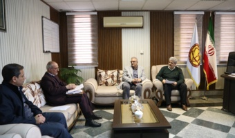 دیدار صمیمی رئیس موسسه با رئیس مرکز تحقیقات و آموزش کشاورزی منابع طبیعی استان قم