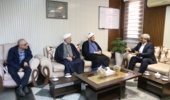 دیدار صمیمی نمانیده ولیفقیه در سازمان تات با رئیس موسسه تحقیقات علوم دامی کشور
