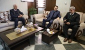 دیدار صمیمی رئیس مؤسسه با رئیس مرکز تحقیقات کشاورزی گلستان