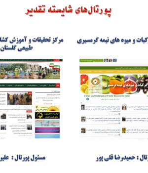 پورتال های  شایسته تقدیر