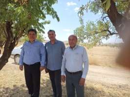 بازدید کارشناسان دفتر امور اقتصادی از سازمان تات از پروژه تحقیقاتی آمیخته گری بز آلپاین و بز بومی