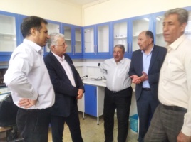 بازدید مدیر کل دفتر فنی و پشتیبانی سازمان تات از مرکز تحقیقات و آموزش کشاورزی و منابع طبیعی چهارمحال و بختیاری