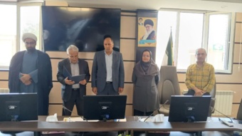 برگزاری مراسم تکریم و معارفه رئیس بخش تحقیقات علوم دامی و شیلات مرکز