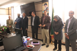 مراسم تکریم معاون پژوهشی و فناوری مرکز تحقیقات کشاورزی چهارمحال و بختیاری برگزار شد