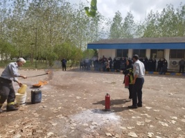 برگزاری دوره آموزشی &quot;کلیات اطفاء حریق و راه های پیشگیری&quot;