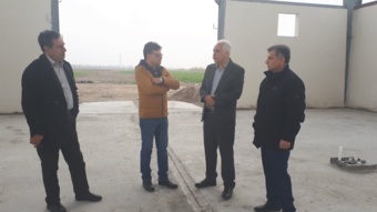 بازدید مسئولان فنی سازمان تات از پروژه بازسازی سوله ایستگاه تحقیقات کشاورزی گنبدکاووس