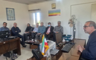 جلسه هماهنگی پیرامون سرمازدگی و آفات فصلی در ایستگاه تحقیقاتی اکباتان