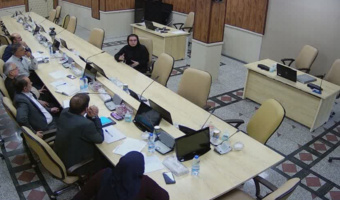 جلسه مصاحبه کارکنان دانشگاه پیام نور