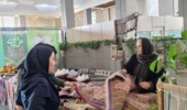 نمایشگاه صنایعدستی تولیدی زنان روستایی در بانک کشاورزی برگزار شد