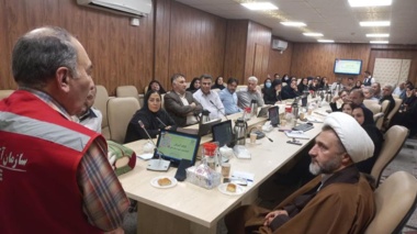 کارگاه آموزش کمک‌های اولیه در موسسه آموزش و ترویج کشاورزی به مناسبت روز پرستار