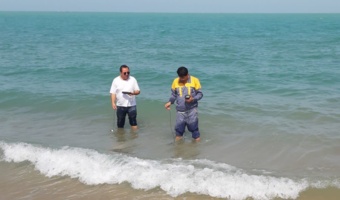 آغاز مرحله دوم نمونه‌برداری از آب ورودی مراکز تکثیر و پرورش میگو در بوشهر