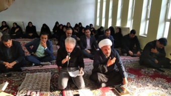 مراسم عزاداری شهادت حضرت فاطمه زهرا(س) در مرکز تحقیقات برگزار شد