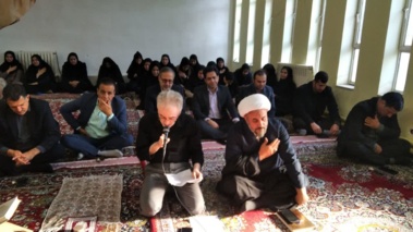 مراسم عزاداری شهادت حضرت فاطمه زهرا(س) در مرکز تحقیقات برگزار شد