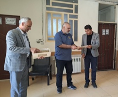 قدردانی از تلاشگران ایستگاه تحقیقات کشاورزی چند منظوره سراب چنگایی خرم آباد