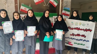 برگزاری مسابقات طناب‌زنی ویژه هنرجویان هنرستان دخترانه زاگرس خرم‌آباد