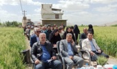 آموزش مدیریت داشت گندم در قالب کاروان ترویجی در شهرستان خرم‌آباد