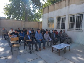 نواخته شدن زنگ نوروز دانش در هنرستان کشاورزی پسرانه شهید بهشتی(ره)