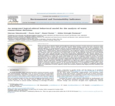 چاپ مقاله با عنوان: An integrated logical-ethical behavioral model for the analysis of water conservation decisions