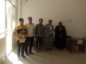 تجلیل از دانش‌آموزان برتر پایه دوم و سوم هنرستان پسرانه شهید بهشتی