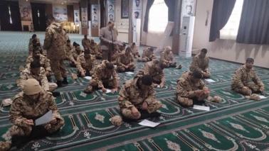 آزمون دوره مهارت‌آموزی دام سبک سربازان تیپ حضرت ابوالفضل(ع) شهرستان خرم‌آباد