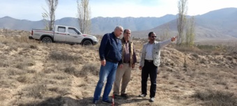 عملیات میدانی پروژه ملی تحقیقات آبخوان‌داری با حضور دکتر رجایی مجری ملی پروژه تحقیقاتی در مرکز تحقیقات مازندران