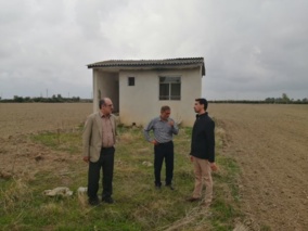 با حضور سرپرست مرکز؛  پایش میدانی طرح‌های زراعی شرق استان