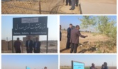 بازدید رئیس موسسه تحقیقات فنی مهندسی کشاورزی از مزرعه تحقیقات شوری صدوق وابسته به مرکز ملی تحقیقات شوری