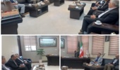 دیدار رئیس موسسه تحقیقات اصلاح و تهیه نهال و بذر با رئیس سازمان جهادکشاورزی استان یزد