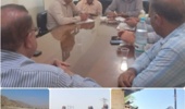 بازدید معاون پژوهش و فناوری مرکز ملی تحقیقات شوری از دشت شور دِهْرَم واقع در شهرستان فراشبند استان فارس