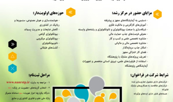 تمدید فراخوان جذب واحدهای فناور و دانش بنیان در حوزه زیست‌فناوری کشاورزی؛