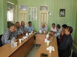 حضور محمد حسن عصاره در مرکز تحقیقات و آموزش کشاورزی قزوین