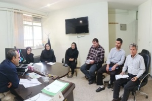 اولین جلسه بخش تحقیقات خاک و آب با حضور معاون پژوهشی