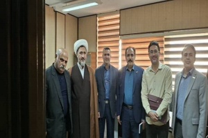 دیدار مهرزاد محصص مستشاری با نماینده ولی فقیه مؤسسه آموزش و ترویج کشاورزی