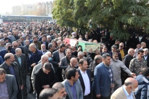 مراسم تشییع و خاکسپاری شهید گمنام  دفاع مقدس