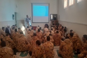 دوره آموزشی پرورش قارچ دکمه‌ای در پادگان انصار