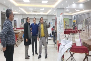 حضور مهرزاد محصص مستشاری و اعضای کمیته اجرایی در برپایی نمایشگاه