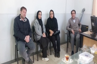 هم افزائی با مرکز خدمات جهاد کشاورزی کوهین توسط محققین مرکز تحقیقات