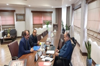 نشست مهرزاد محصص مستشاری با رئیس سازمان مدیریت و برنامه ریزی استان قزوین