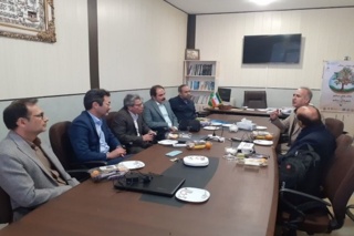 جلسه مشترک ریاست موسسه تحقیقات خاک و آب با مدیریت آب و خاک سازمان جهاد کشاورزی استان قزوین