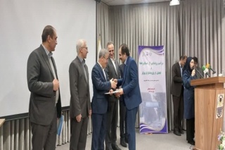 از مهرزاد محصص مستشاری رئیس مرکز تحقیقات و آموزش کشاورزی و منابع طبیعی قزوین تقدیر شد