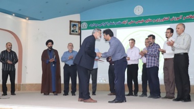 مراسم تودیع معاونت پژوهشی مرکز صفی‌آباد