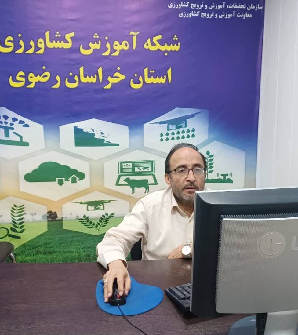 برگزاری وبینار آموزشی الگوی مصرف شیر درشبکه آموزش کشاورزی مرکز سمنان (شاهرود)