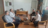 دیدار صمیمانه رئیس مرکز سمنان (شاهرود) با همکاران آموزشی به مناسبت هفته آموزش و روز معلم