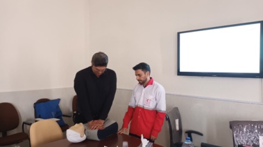 برگزاری کارگاه آموزشی کمک‌های اولیه در مرکز سمنان (شاهرود)