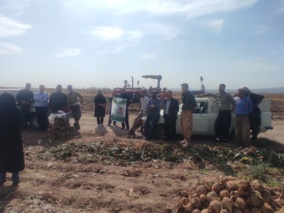 برگزاری کاروان ترویجی با رویکرد تغییر اقلیم با مشارکت مرکز سمنان (شاهرود)