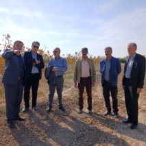 بازدید رئیس پژوهشکده پسته کشور از ایستگاه تحقیقات کشاورزی پسته دامغان