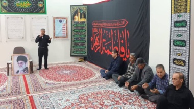 مراسم قرائت زیارت عاشورا و عزاداری حضرت اباعبدالله الحسین (ع) در مرکز شاهرود برگزار شد